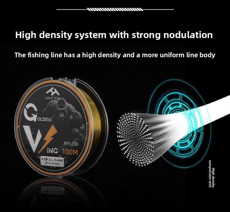 100m Lure-Specific Nylon Line Fishing Line Main Line Strong Heavy-Duty Line Long Cast Rock Fishing Fishing Line Subline