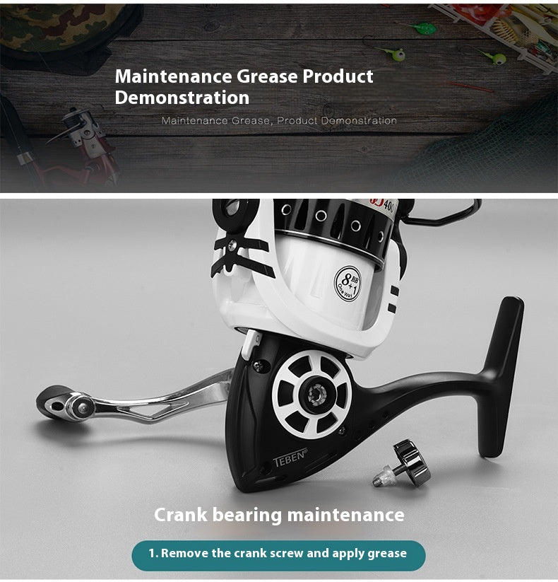 Fishing Reel Maintenance Grease 10g Spinning Reel Bearing Gear Lubricant Water Drop Reel Red Rod Maintenance Lubricant