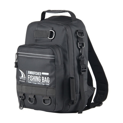 Large Capacity Lure Bag Wholesale, Can Insert Lure Rod, Multifunctional Fishing Backpack, Single Shoulder Bag, 3-Layer Storage