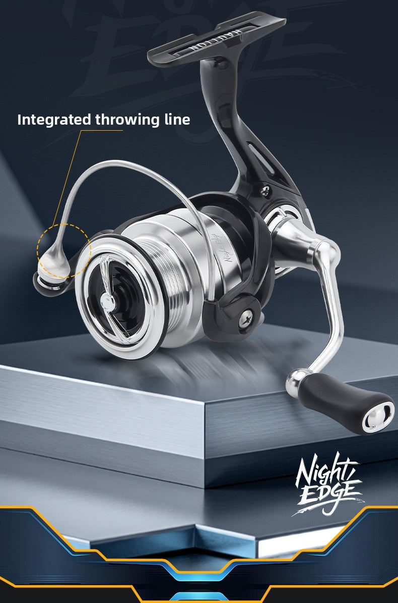 Night Blade Spinning Reel Lure Casting Reel Carbon Fiber Saltwater Resistant Fishing Reel 5+1 Stainless Steel Bearing Micro Reel