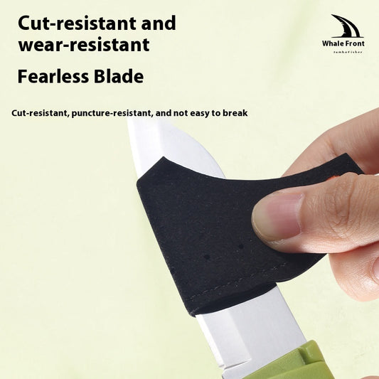 Spinning Wheel Casting Anti-Cut Finger Gloves Genuine Leather Anti-Cut Wear-Resistant Thickened Finger Gloves Wholesale Lure Fishing Gear