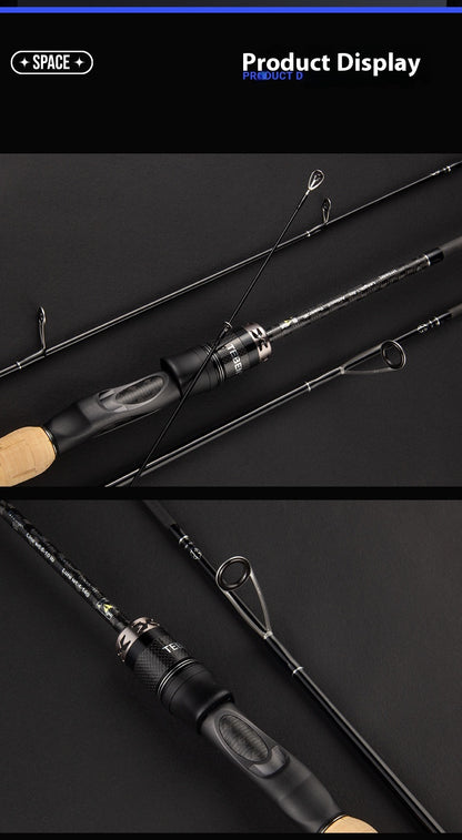 Full Fuji O-Ring Carbon Lure Rod Wholesale ML Adjustable Universal Long Casting Rod Four-Section Portable Travel Rod Only 99g