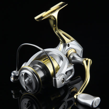 Metal Wheel Foot Spinning Wheel Wholesale Long Casting Sea Rod Fishing Wheel Lure Wheel Black Fishing Wheel Deep Line Cup Sea Fishing Wheel