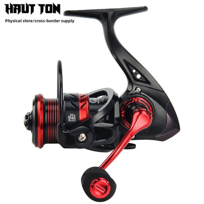 Double Crank Handle Spinning Reel Full Metal Line Cup Lure Fishing Reel Gapless Fishing Reel Long Casting Sea Rod Reel DY