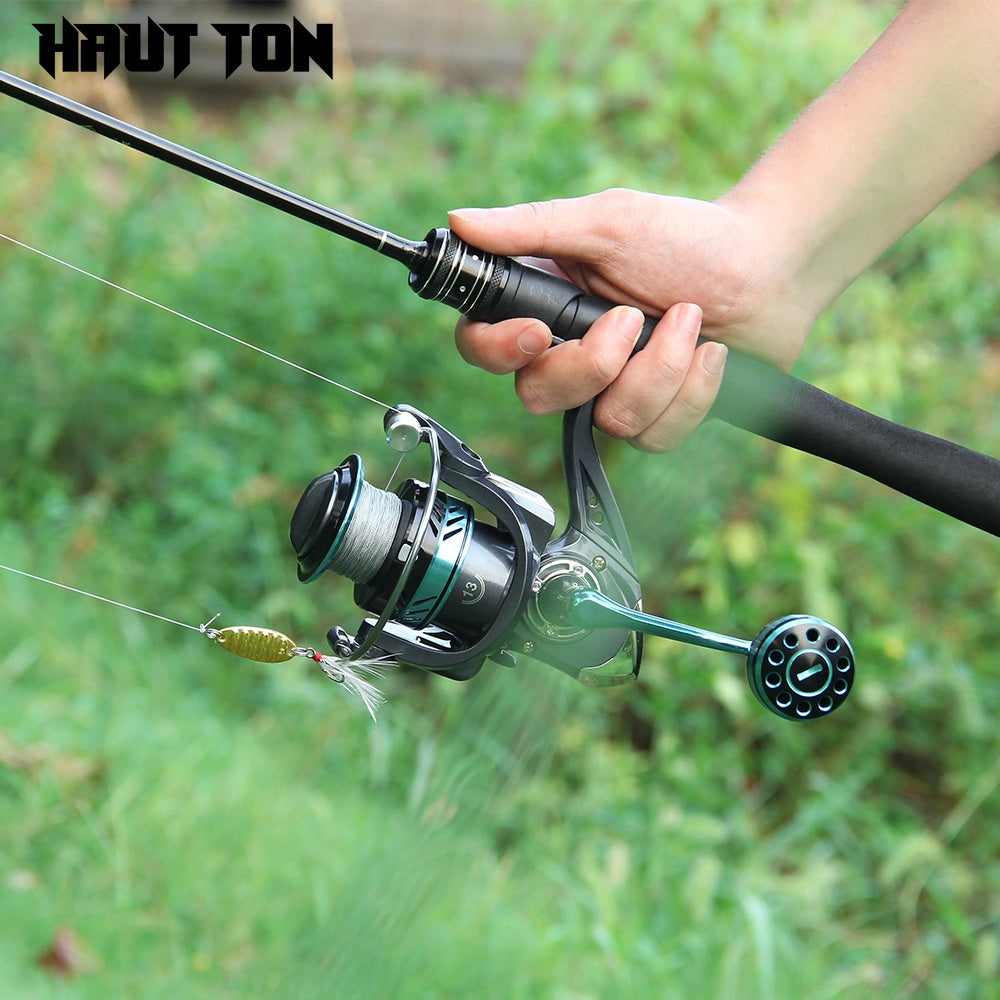 Spinning Wheel Wholesale Full Metal Blackened Fishing Wheel Lure Wheel Micro Fishing Wheel Sea Rod Wheel Big Fish Wheel DK