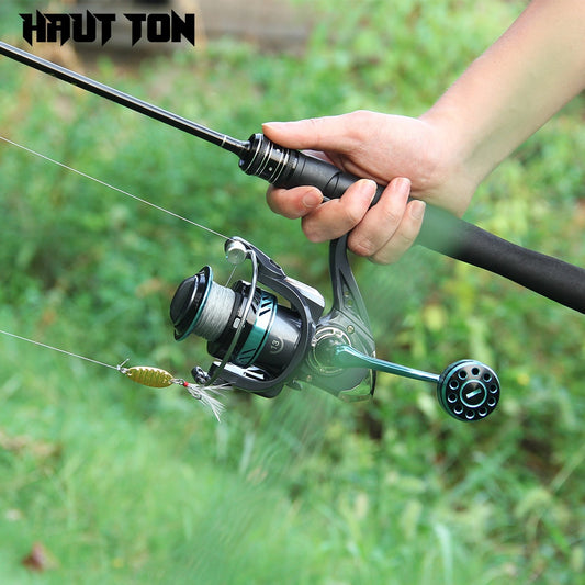 Spinning Wheel Wholesale Full Metal Blackened Fishing Wheel Lure Wheel Micro Fishing Wheel Sea Rod Wheel Big Fish Wheel DK