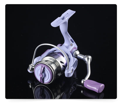 Gap-Free Lure Spinning Reel Wholesale Metal Line Cup Fishing Reel Micro Reel 4+1 Long Casting Fishing Reel Fishing Line Reel