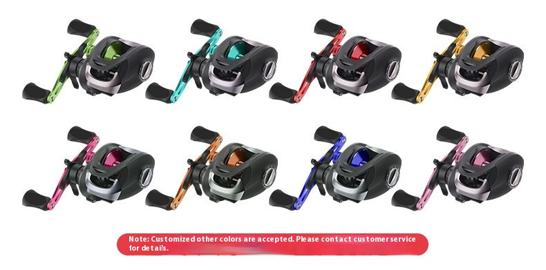 Haodun Lure Baitcasting Reel Wholesale Long Casting Anti-Explosion Line Fishing Reel Fishing Reel for Blackfish Micro Baitcasting Reel HD