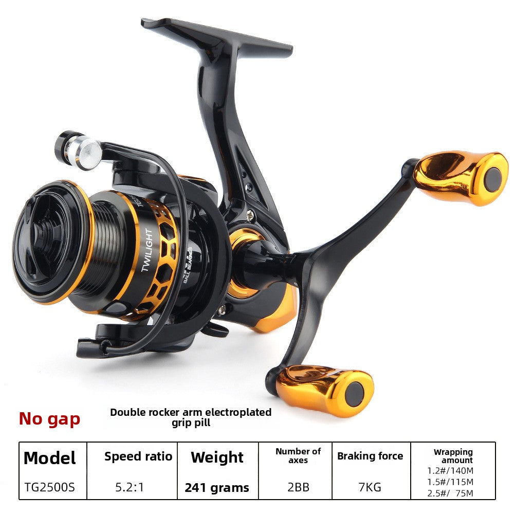 Mini Golf Lure Spinning Reel Stella Double Arm Fishing Reel Long Casting Micro Fishing Reel SW