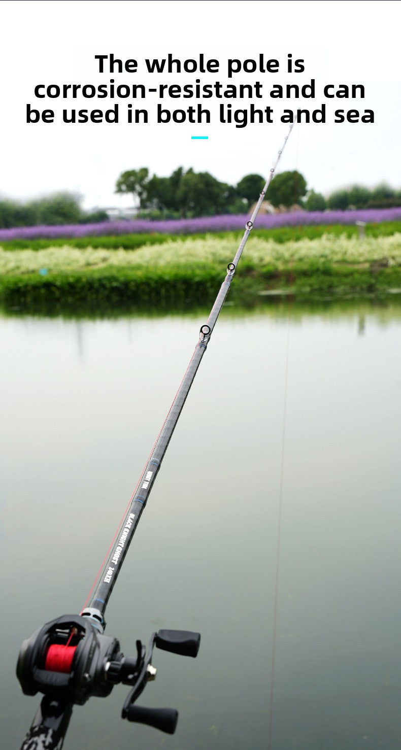 XXH Super Hard Thunder Strong Rod Light Thunder Heavy Thunder Universal XH Long Casting Lure Rod Heavy Grass Area Snakehead Fishing Rod 2.4m
