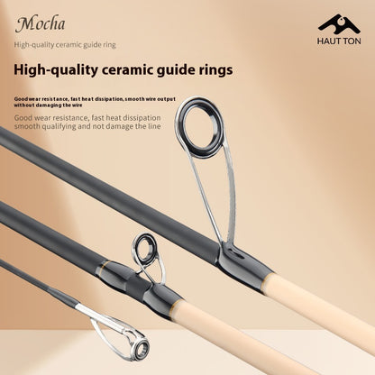 1.68m UL Micro Lure Rod 2.1m Universal Long Casting Fishing Rod Carbon EVA Handle Fishing Rod Black Rod