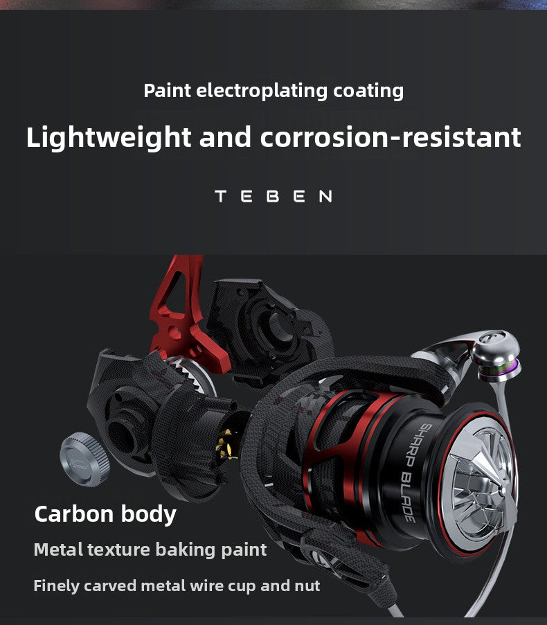 Jifeng Spinning Reel Wholesale 25 New Models Lure Carbon Fishing Reel Only 166g Micro Fishing Reel 5+1 Bearings