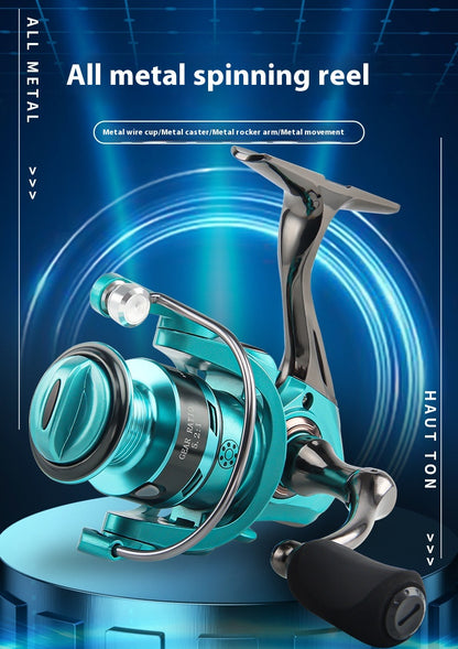 Spinning Reel Fishing Reel Full Metal Fishing Reel Lure Reel Stainless Steel Sea Rod Reel Genuine Fishing Line Reel Sea Fishing Reel DS