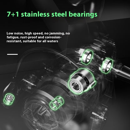 Lure Micro Spinning Reel Wholesale Full Metal Line Cup Fishing Reel Long Casting Sea Rod Reel Fishing Reel MK Second Generation