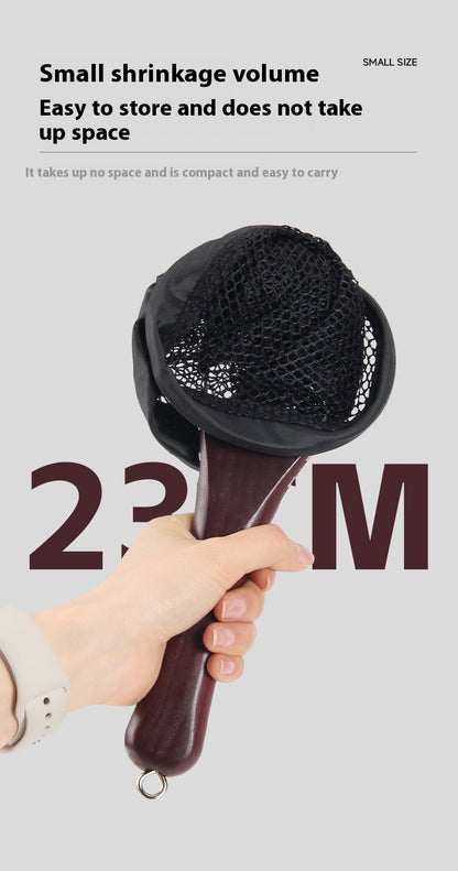 Micro Lure Foldable Landing Net Portable Stream Landing Net Fly Fishing Mini Small Fishing Net Pocket Retractable Only 23cm