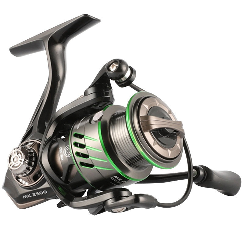 Gap-Free Micro-Object Spinning Wheel Lure Slant Mouth Shallow Line Cup Spinning Wheel Long Casting Fishing Reel Horse Mouth Fishing Reel MK