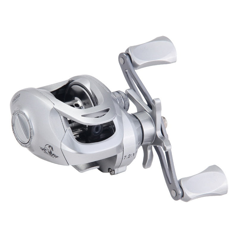 Anti-Explosion Line Sub Water Drop Wheel 7.2:1 High Speed Ratio Black Thunder Strong Fishing Wheel Long Casting Sea Rod Wheel Fish Wheel SW