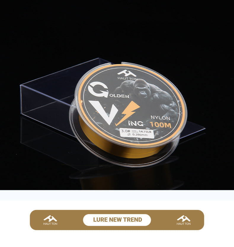 100m Lure-Specific Nylon Line Fishing Line Main Line Strong Heavy-Duty Line Long Cast Rock Fishing Fishing Line Subline
