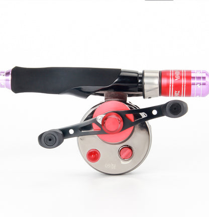 Full Metal Raft Fishing Reel One-Click Slow Descent Raft Reel Micro Lead Ice Fishing Reel Gap-Free Fishing Reel Wholesale Front Cast Reel
