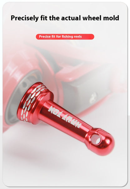 Spinning Wheel Metal Balance Rod Fishing Wheel Anti-Collision Rod Modified Fishing Wheel Rocker Arm Nut Accessories Can Hang Bait