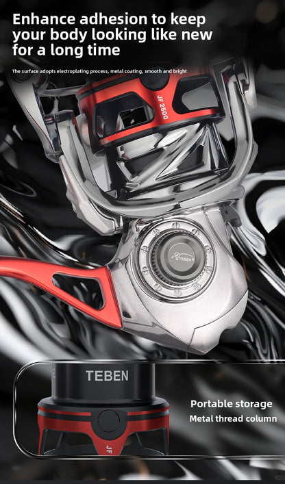 Jifeng Spinning Reel Wholesale 25 New Models Lure Carbon Fishing Reel Only 166g Micro Fishing Reel 5+1 Bearings