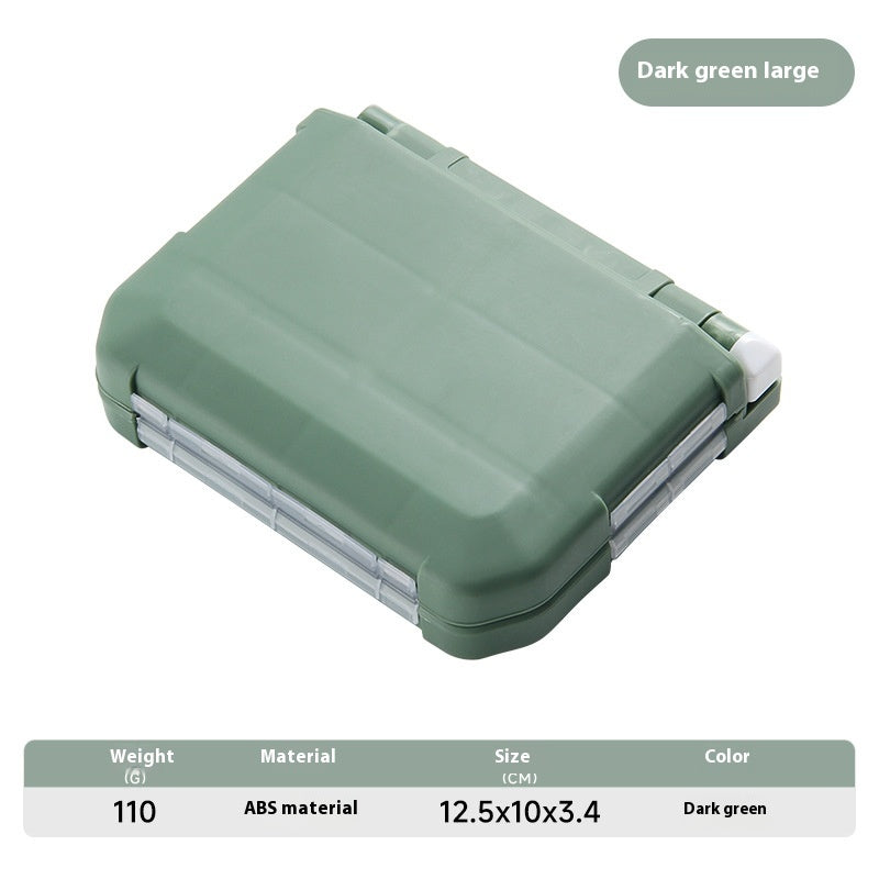 Lure Accessories Storage Box with Pins, Eight-Shaped Rings, Jig Head Hooks, Crankbaits, and Lead Sinkers, Detachable Space