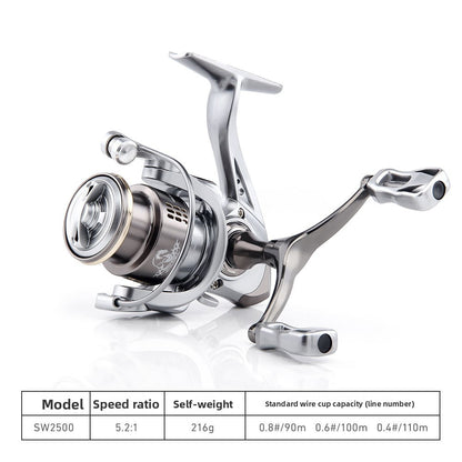 Mini Golf Lure Spinning Reel Stella Double Arm Fishing Reel Long Casting Micro Fishing Reel SW