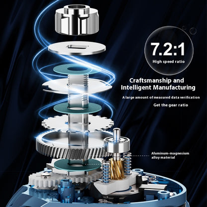 Triple Brake Anti-Explosion Line Water Drop Reel Lure Casting Reel 5+1 Micro Fishing Reel Cross-Border Fishing Reel DN