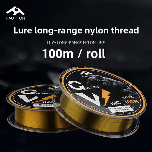 100m Lure-Specific Nylon Line Fishing Line Main Line Strong Heavy-Duty Line Long Cast Rock Fishing Fishing Line Subline