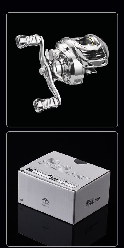 Metal Plated Fishing Reel Carbon Lure Baitcasting Reel Short Shaft Line Cup Fishing Reel 7.1:1 Micro Fishing Reel Wholesale