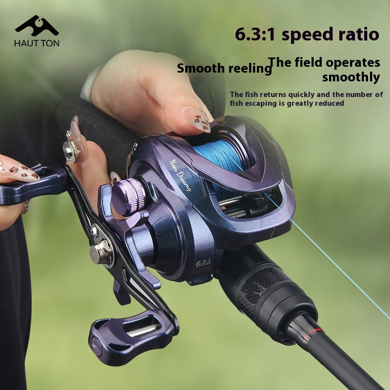 Lure Baitcasting Reel Wholesale Temu Cross-Border Universal Line Cup Fishing Reel Sea Rod Reel Black Colorful Fishing Reel ND