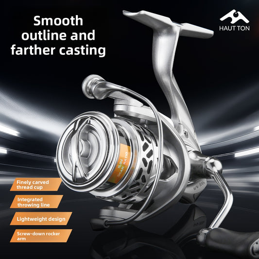 Integrated Casting Line Baitcasting Reel Screw-in Micro Fishing Reel 500 Type 800 Type 5+1 Long Casting Fishing Reel