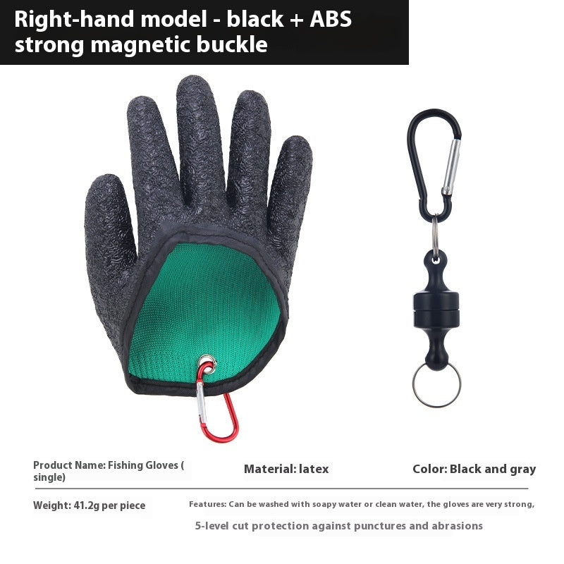 Lure Anti-Slip Fishing Gloves Multi-Functional Fishing Latex Gloves Anti-Puncture Waterproof Sea Fishing Gloves