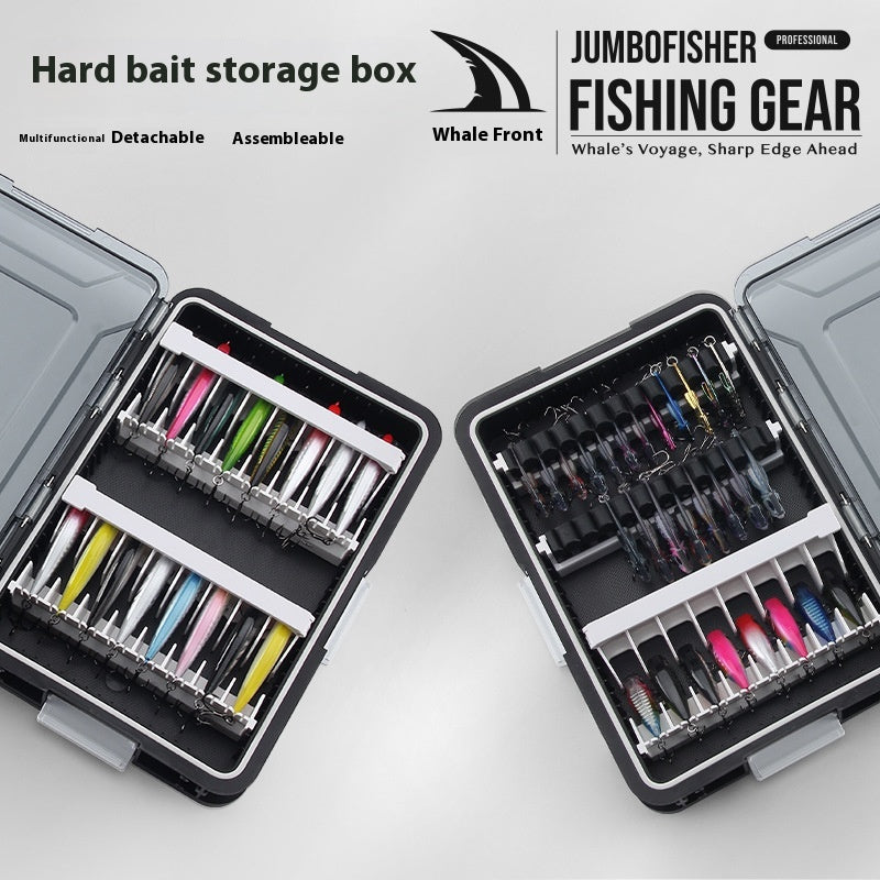 Fake Bait Box VIB Wave Crawling Zigzag Dog Pencil Lure Storage Box Multiple Combinations Lure Accessories Storage