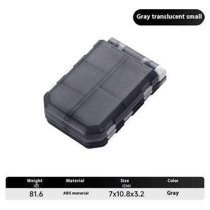 Lure Accessories Storage Box with Pins, Eight-Shaped Rings, Jig Head Hooks, Crankbaits, and Lead Sinkers, Detachable Space