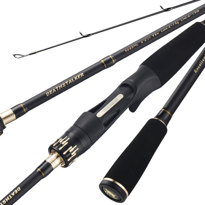 M Tuning Lure Rod Wholesale MH Hardness Lei Qiang Rod Black Rod UL Micro Object Horse Mouth Fishing Rod Long Casting Fishing Rod