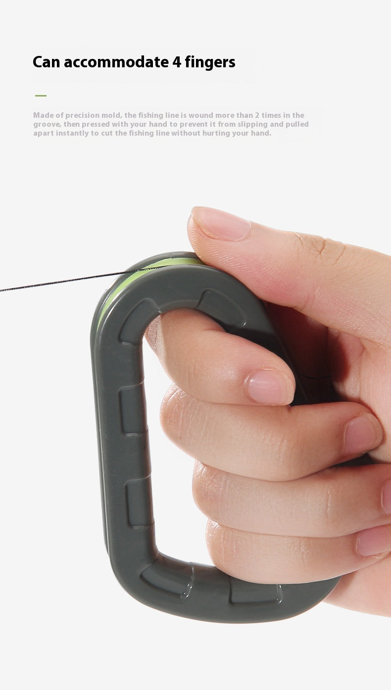 Lure PE Line Durable Nylon Line Bottom Hanging Line Device with Locking Buckle, Rod-Friendly Outdoor Line Breaker