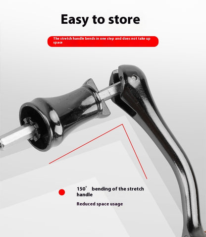Wholesale Spinning Wheel Metal Crank Arm Metal Spherical Modified Crank Fishing Wheel Single Double Crank Accessories Grip Ball