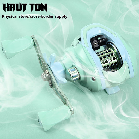 Water Drop Reel 5+1 NMB Sealed Bearing with Drag Alarm Fishing Reel 7.2:1 High Speed Ratio Fishing Reel CP