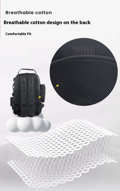 Large Capacity Lure Bag Wholesale, Can Insert Lure Rod, Multifunctional Fishing Backpack, Single Shoulder Bag, 3-Layer Storage