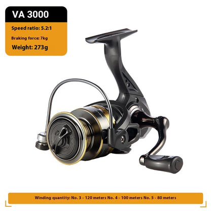 Gap-Free Lure Spinning Reel Wholesale Long Casting Universal Fishing Reel Casting Rod Sea Rod Fishing Reel Smooth Fishing Line Reel