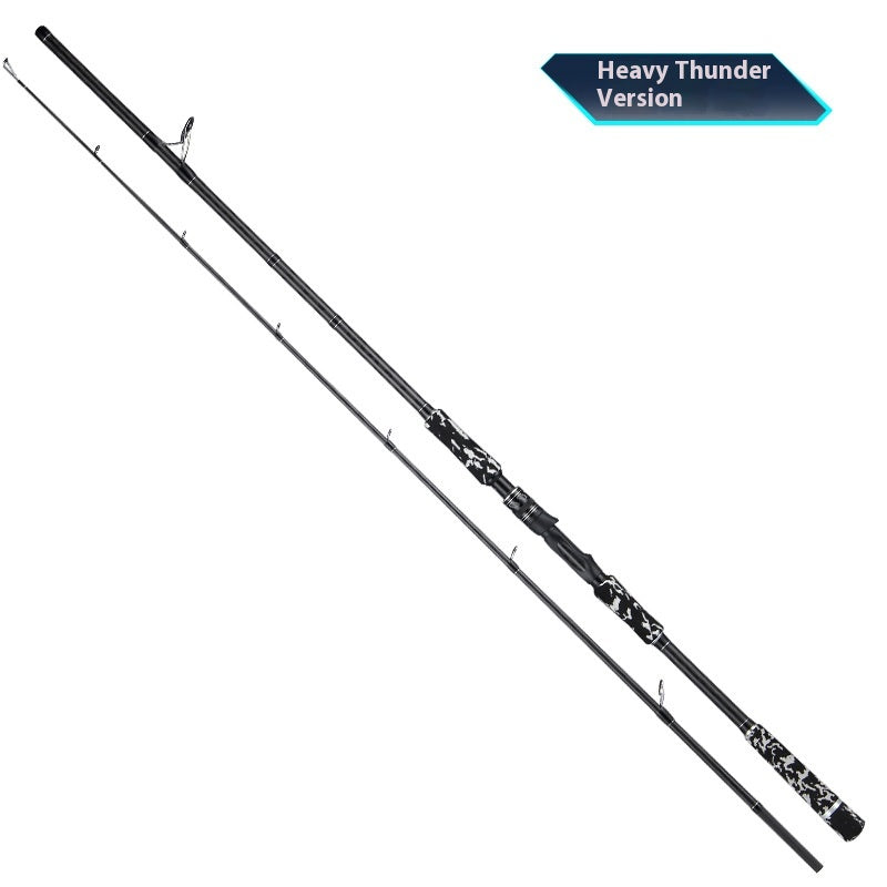 XXH Super Hard Thunder Strong Rod Light Thunder Heavy Thunder Universal XH Long Casting Lure Rod Heavy Grass Area Snakehead Fishing Rod 2.4m