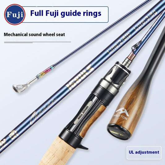Jiannan Fishing Rod Wholesale UL Adjustable Micro Object Mouth Rod Full Set Fuji O Ring Fishing Rod Carbon Fishing Rod Wholesale