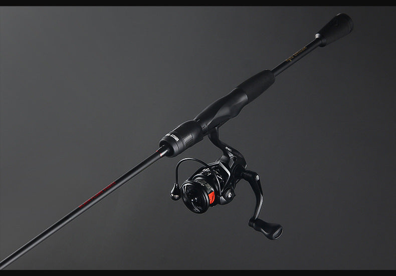 Haodun Full Fuji O-Ring Carbon Micro Lure Rod with Sound Wheel Seat 1.68m UL Fishing Rod Long Casting Fishing Rod