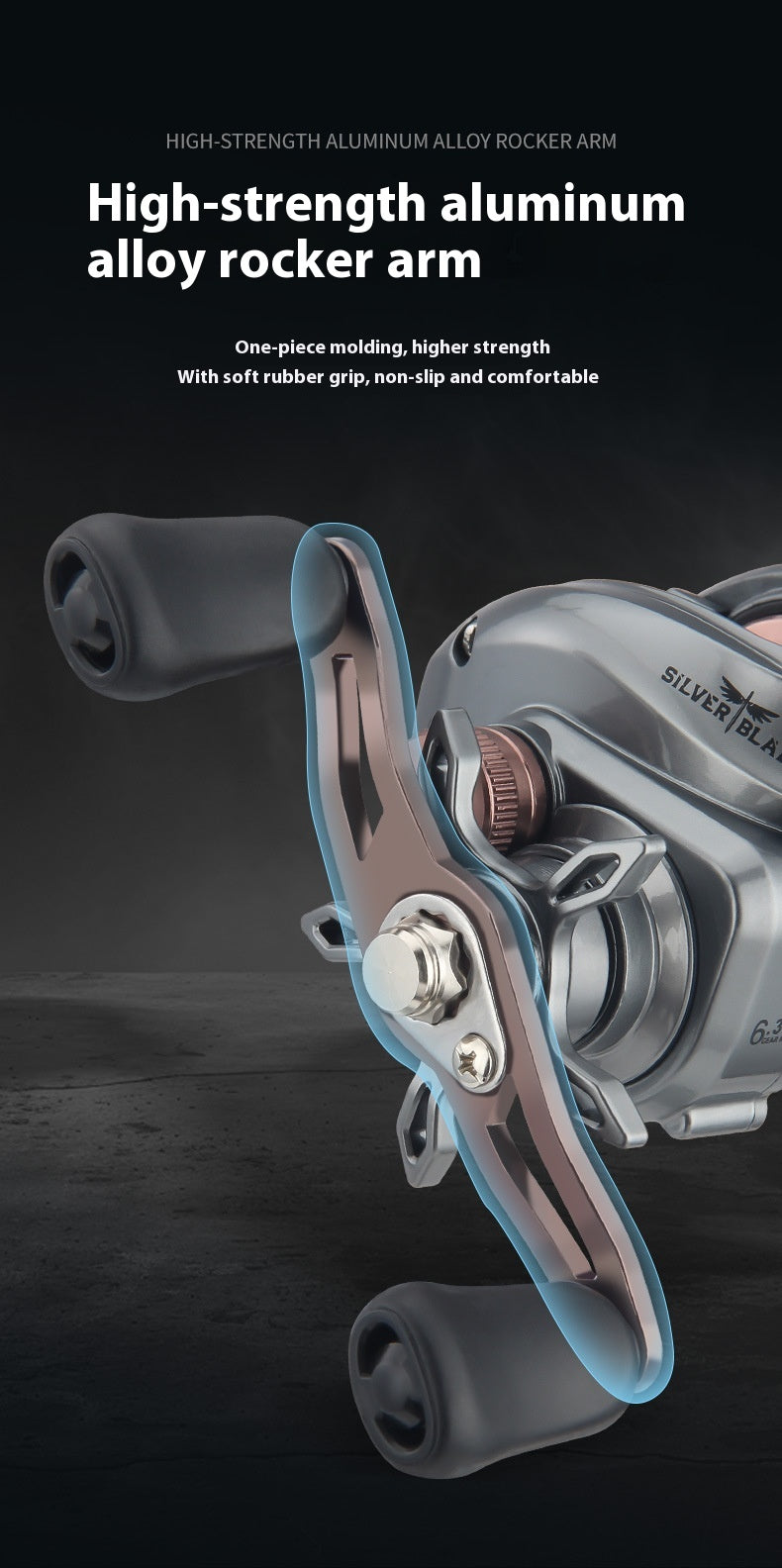 Micro Lure Baitcasting Reel Wholesale 6.3:1 Gear Ratio with Drag Alarm Long Casting Fishing Reel 5+1 Fishing Line Reel