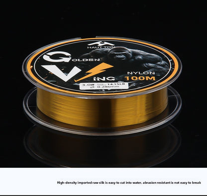 100m Lure-Specific Nylon Line Fishing Line Main Line Strong Heavy-Duty Line Long Cast Rock Fishing Fishing Line Subline