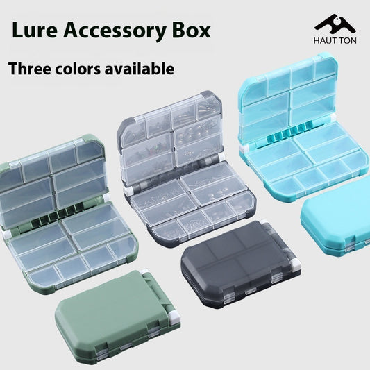 Lure Accessories Storage Box with Pins, Eight-Shaped Rings, Jig Head Hooks, Crankbaits, and Lead Sinkers, Detachable Space