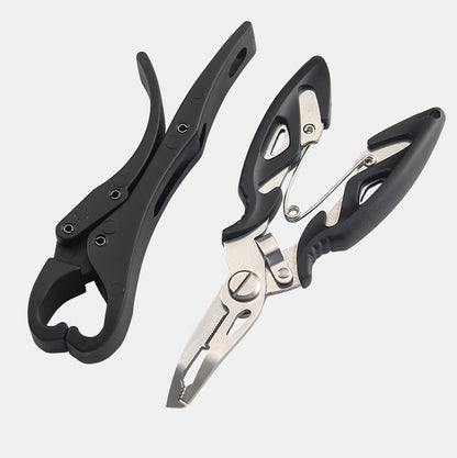 Multifunctional Fish Control Device Micro Lure Pliers Set Fishing Fish Lifting Device Beginner Fish Gripper Can Cut PE Line