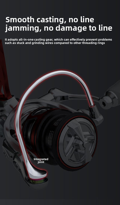 Jifeng Spinning Reel Wholesale 25 New Models Lure Carbon Fishing Reel Only 166g Micro Fishing Reel 5+1 Bearings