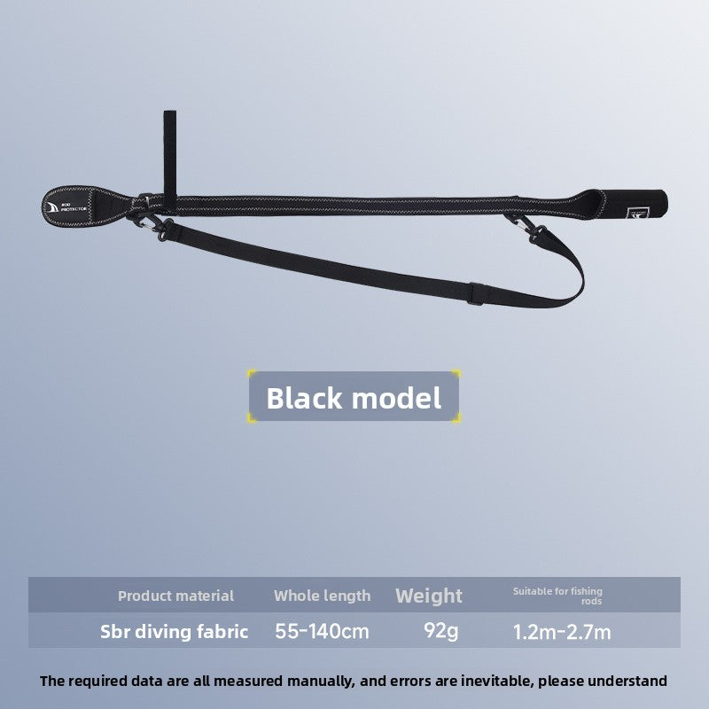 Lure Rod Bag Universal Rod Holder Bag Adjustable Length Width with Velcro Spinning Wheel Bag